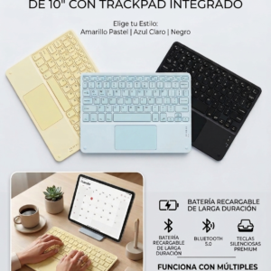 TECLADO RECARGABLE BLUETOOTH