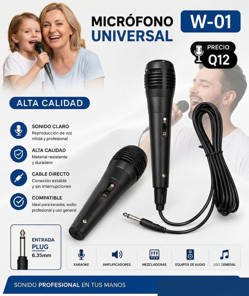 MICROFONO UNIVERSAL
