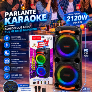BOCINA KARAOKE M2212