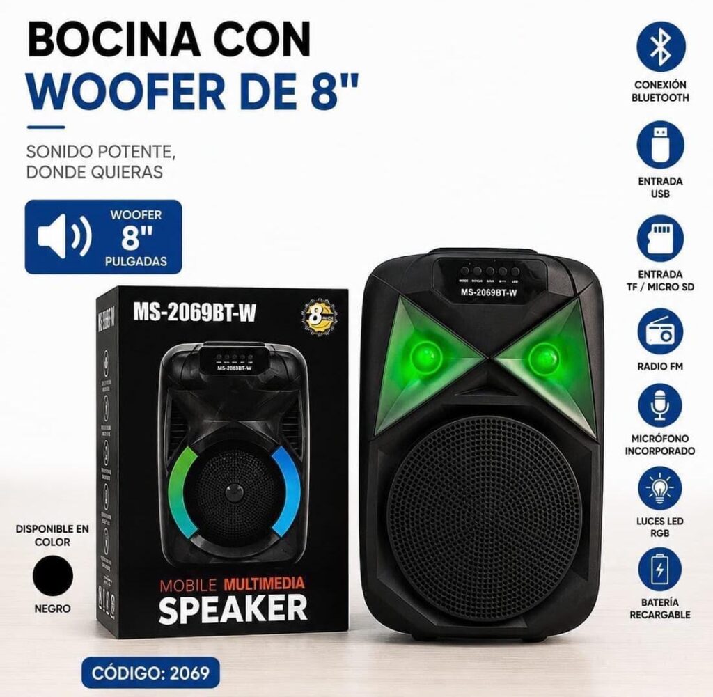 BOCINA CON WOOFER-2069