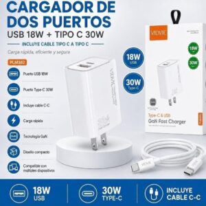 CARGADOR DE 2 PUERTOS