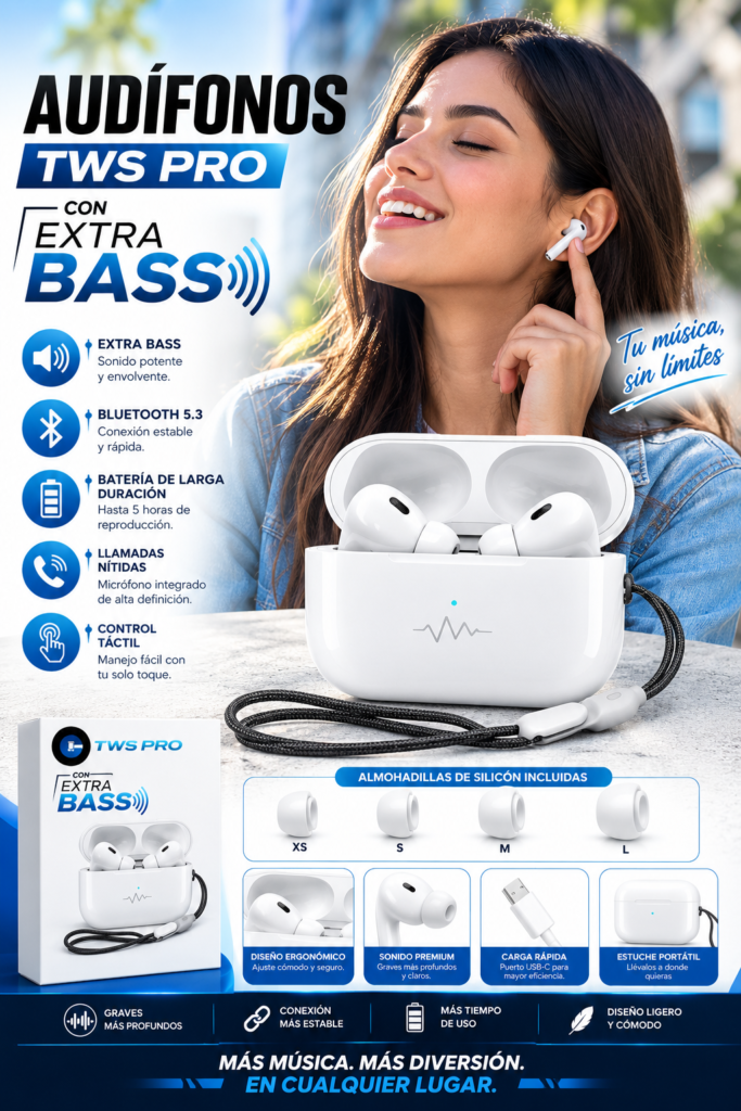 AUDIFONOS TWS PRO BT-PRO OCC