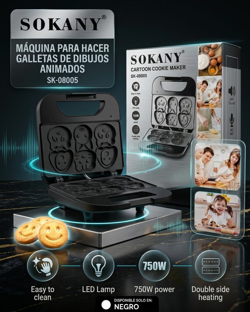 MAQUINA SOKANY  PARA HACER GALLETAS  SK-08005