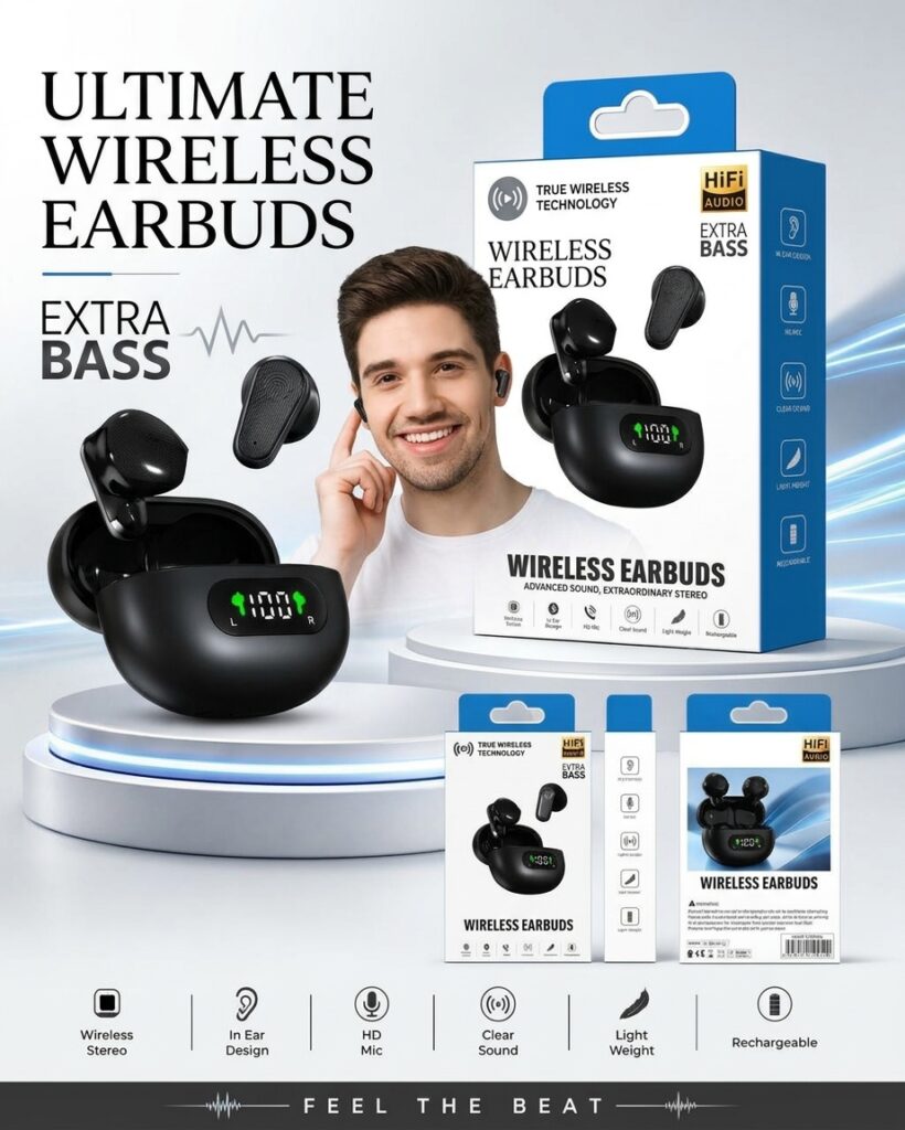 WIRELESS EARBUDS BT- OCCB4