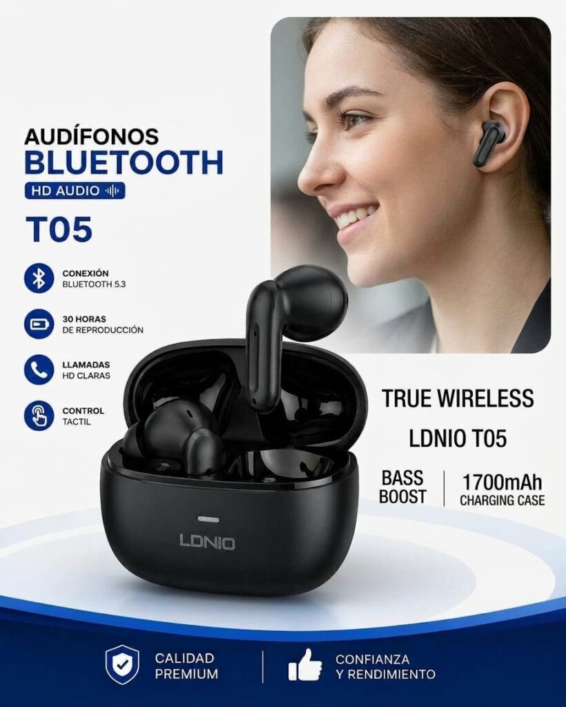 AUDIFONOS BLUETOOTH LDNIO BT-T05
