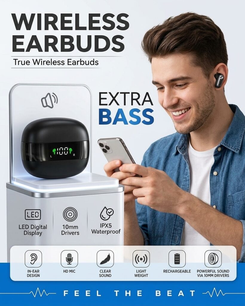 WIRELESS EARBUDS BT- OCCB5