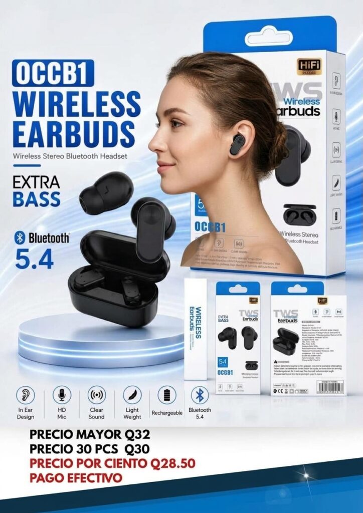 WIRELESS EARBUDS BT- OCCB1