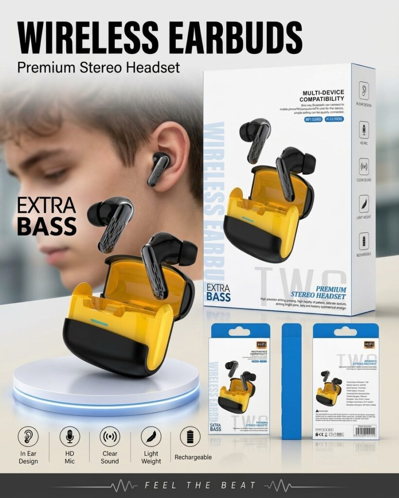 WIRELESS EARBUDS BT- OCCB2