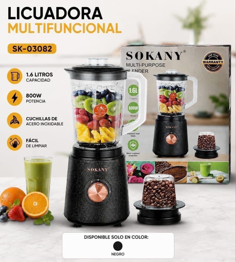 LICUADORA MULTIFUNCIONAL SOKANY SK-03082