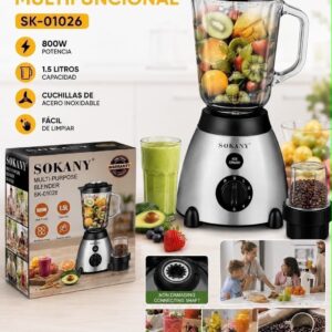 LICUADORA SOKANY :SK-01026